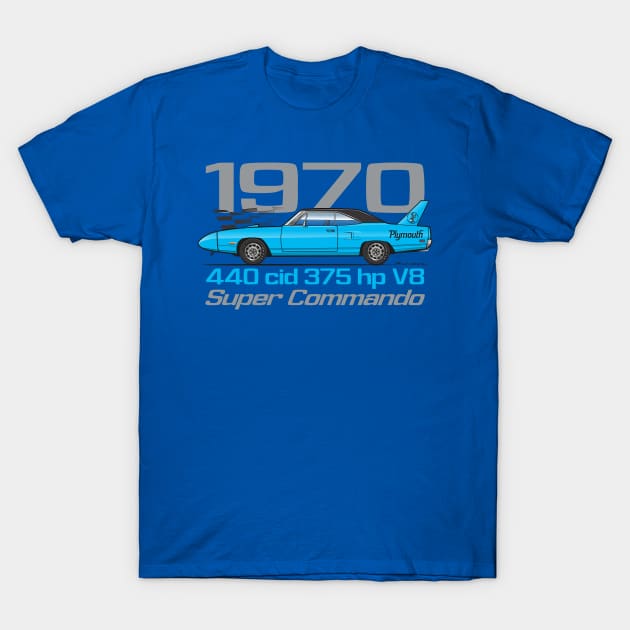 1970-Corporate Blue T-Shirt by JRCustoms44